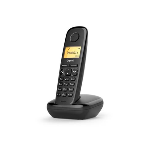 TELEFONO FIJO INALAMBRICO A270 NEGRO GIGASET - 894681-1