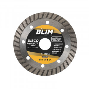 DISCO DIAMANTE TURBO 115X1.2X22MM BLIM