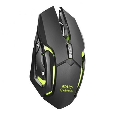 RATON INALÁMBRICO MARS GAMING MMW - DPI 800/1600/3200 - ILUMINACIÓN RGB - MMW-2