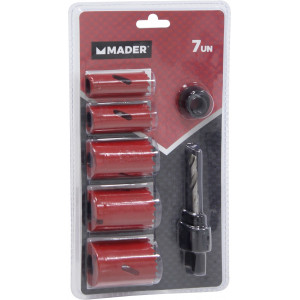 JUEGO 7 PCS CORONAS BI-METAL MADER