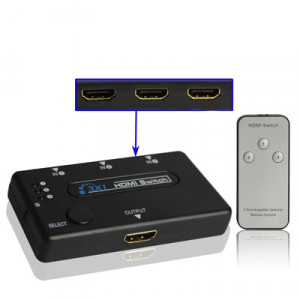 SWITCH HDMI 3 PUERTOS 1080P CON MANDO...