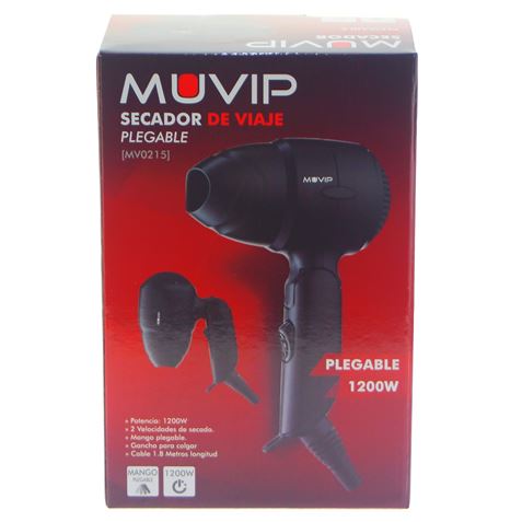 SECADOR DE VIAJE PLEGABLE 1200W MUVIP - MV0215-3