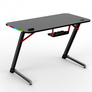MESA GAMING PRO1700 FIBRA CARBONO LUZ...