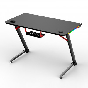 MESA GAMING PRO1700 FIBRA CARBONO LUZ...