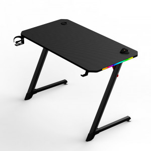 MESA GAMING PRO1700 FIBRA CARBONO LUZ...