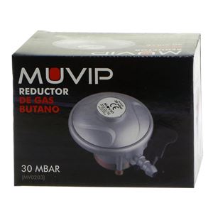 REDUCTOR DE GAS BUTANO 30MBAR MUVIP - MV0203-2