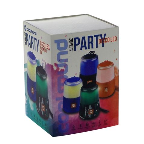 ALTAVOZ BLUETOOTH PARTY 5W NEGRO COOLSOUND - ALTAVOZPARTY2