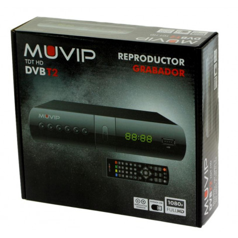 TDT HD REPRODUCTOR-GRABADOR DVB-T2 MUVIP
