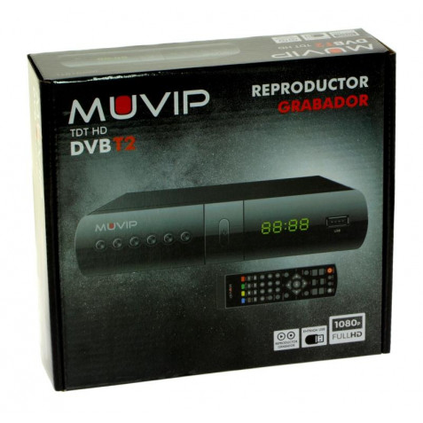 TDT HD REPRODUCTOR-GRABADOR DVB-T2 MUVIP