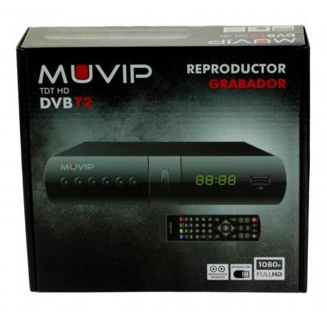 TDT HD REPRODUCTOR-GRABADOR DVB-T2 MUVIP