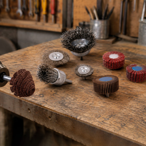 JUEGO DE CEPILLOS DE ALAMBRE 8PCS BLIM
