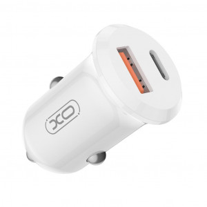 CARGADOR COCHE 2USB 30W BLANCO XO