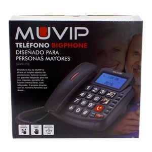 TELEFONO PERSONAS MAYORES BIGPHONE MUVIP - MV0170-3
