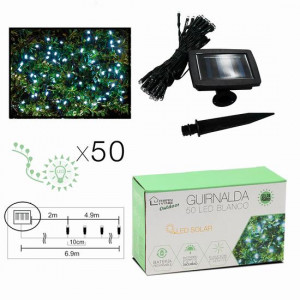 GUIRNALDA DE 50 LED BLANCA 6.9 METROS...
