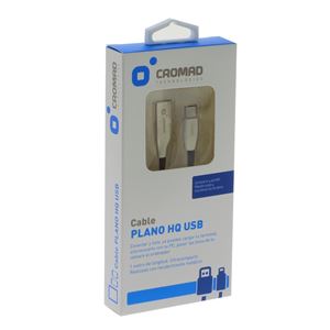 CABLE PLANO HQ USB A TIPO C 1 METRO 2A CROMAD - CR0926-1