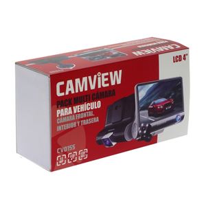 PACK MULTI CAMARA PARA VEHICULO, LCD 4" CAMVIEW - CV0155-6