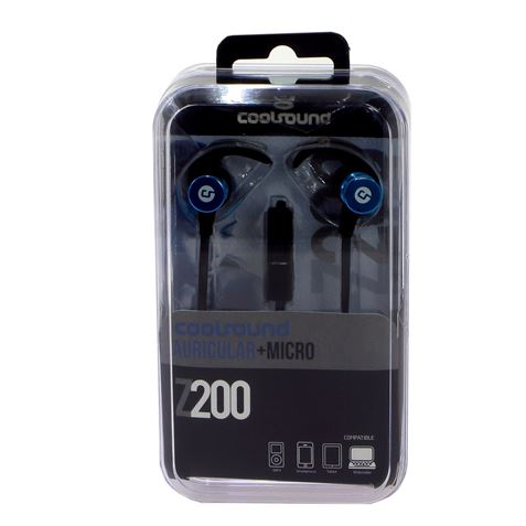 AURICULAR + MICROFONO Z200 AZUL COOLSOUND - CS0178-1