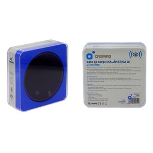 BASE DE CARGA INALAMBRICA QI ULTRA FINA ROJO CROMAD - BASEQICROMAD