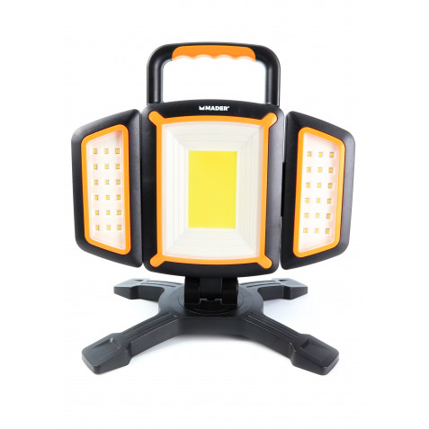 FOCO LED BATERÍA 15W + 36 LED PLEGABLE MADER