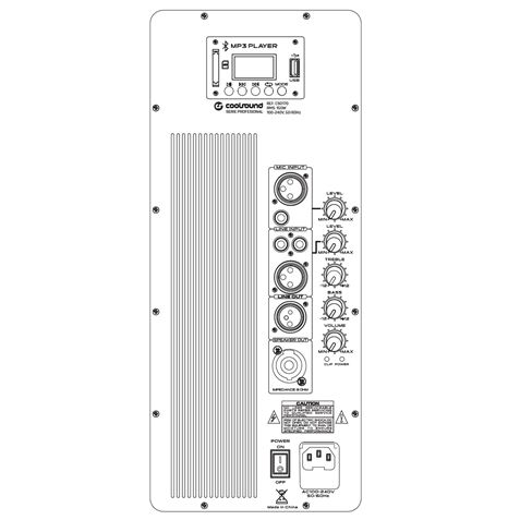 ALTAVOZ AUTOAMPLIFICADO 15" 800W SERIE PRO COOLSOUND - CS0170-2