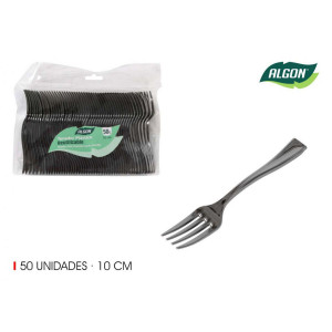 SET 50 TENEDOR 10CM PLASTICO...