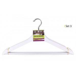 SET 3 PERCHAS MADERA BLANCA 42.5X21.5...