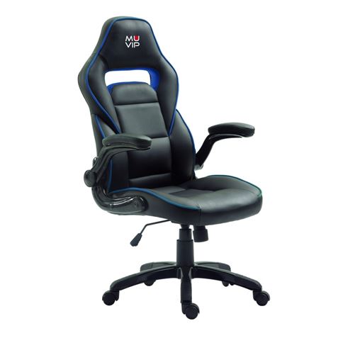 SILLA GAMING GM400 NEGRO/AZUL MUVIP - MV0150-3