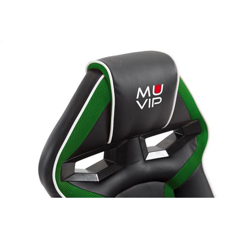 SILLA GAMING GM300 NEGRO/VERDE MUVIP - MV0151-3