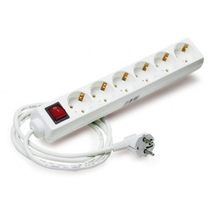 BASE MULTIPLE 6 TOMAS CON INTERRUPTOR...