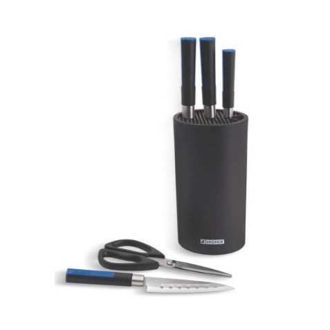 SET 6 PIEZAS TACOMA ORGANIZADORA | CUCHILLOS SANTOKU | TIJERAS SOLID PRO