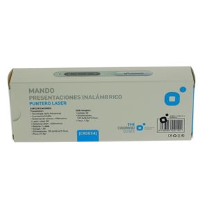 MANDO PRESENTACIONES INALAMBRICO PUNTERO LASER BLANCO CROMAD - CR0854-4