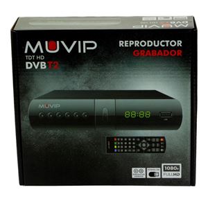 TDT HD REPRODUCTOR-GRABADOR DVB-T2 MUVIP - MV0101-4