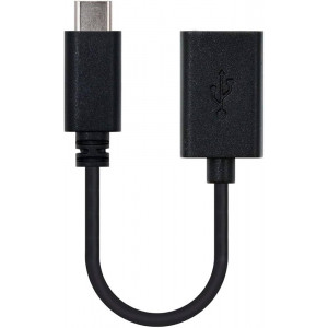 CABLE 15CM TIPO C MACHO A USB HEMBRA...