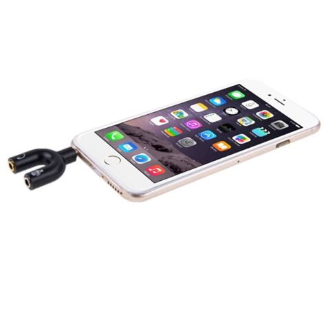 ADAPTADOR MINI JACK 3.5MM A AURICULAR + MICROFONO CROMAD - CR0699-1