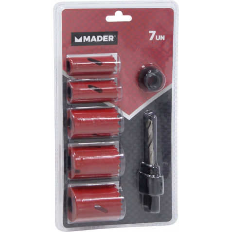 JUEGO 7 PCS CORONAS BI-METAL MADER