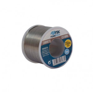 CARRETE ALAMBRE DE ESTAÑO 250GR 1MM...