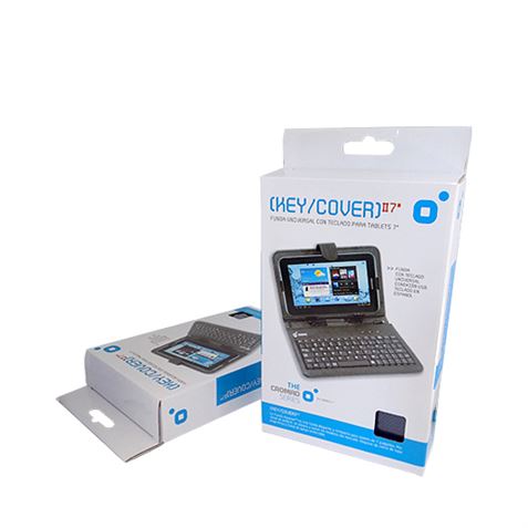 FUNDA KEYCOVER PARA TABLETS 7" CON TECLADO ROSA CROMAD - KEYCOVER_7