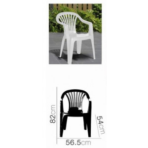 SILLA PLASTICA JARDIN CON...