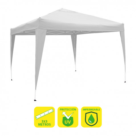 CARPA PLEGABLE ACERO 3X3 METROS...