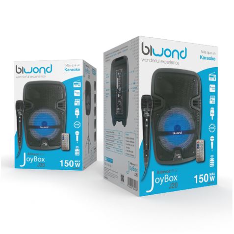 ALTAVOZ KARAOKE 6.5" JOYBOX J20 150W BIWOND - BW0043