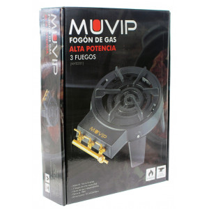 FOGON DE GAS ALTA POTENCIA 3 FUEGOS...