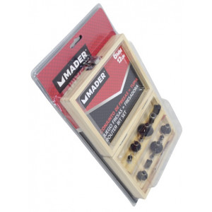 JUEGO 12 PCS FRESAS 6MM PARA MADERA...