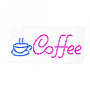 LAMPARA DECORATIVA NEON LED COFFEE...