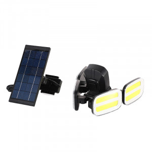 FOCO SOLAR CUÁDRUPLE CON SENSOR 800LM...