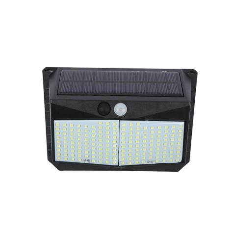 APLIQUE LED SOLAR 250LM ILUMINACIÓN 3 CARAS NEGRO ELBAT - EB0396-1